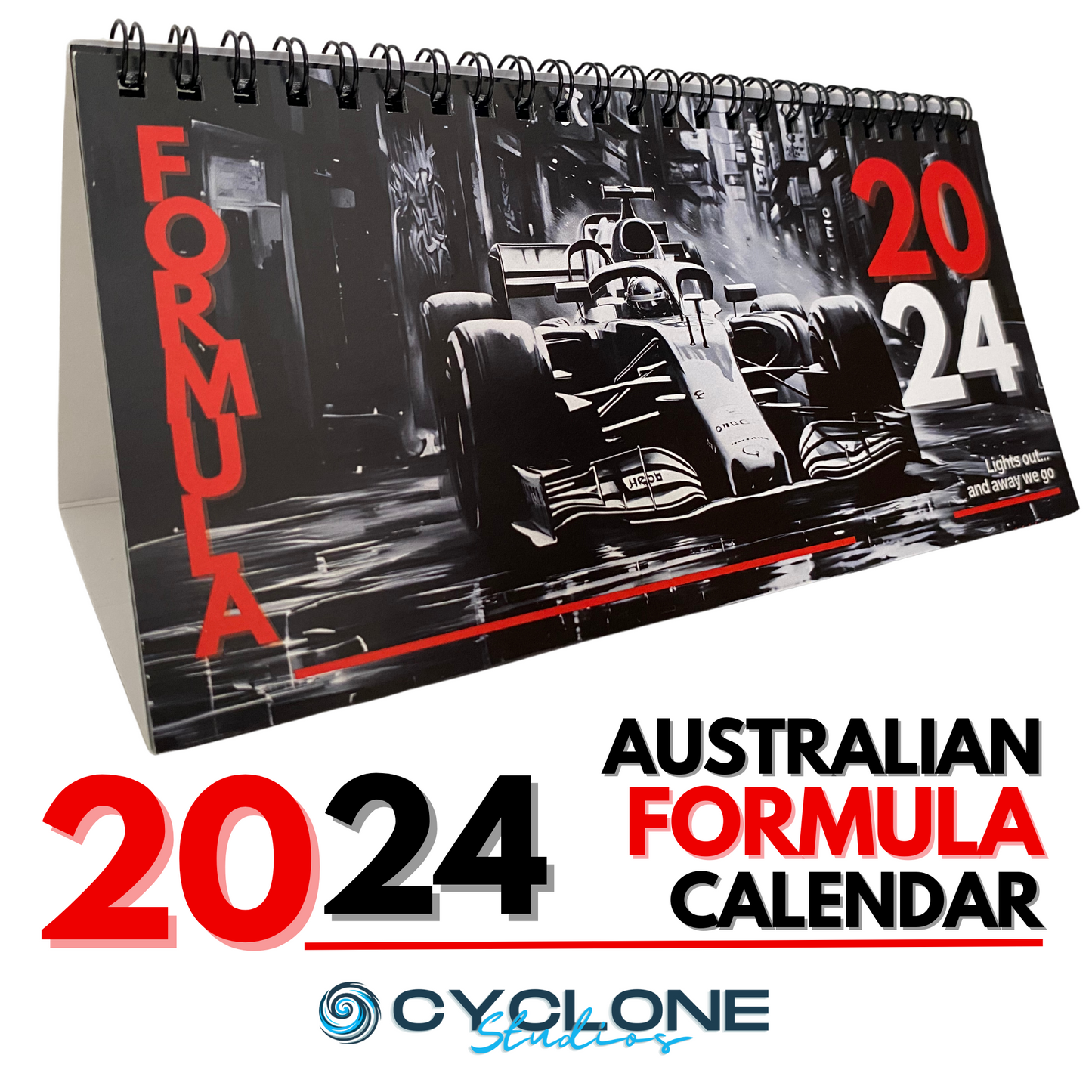 Formula 2024 Desk Calendar - AEST